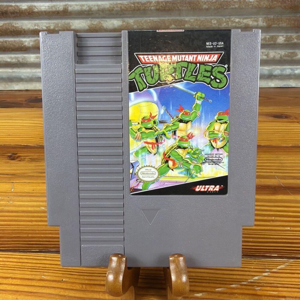 Teenage Mutant Ninja Turtles NES Nintendo 1989 Authentic Cartridge Only Tested